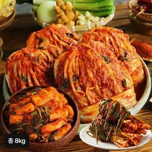 [NS홈쇼핑]해남 땅끝마을 쌍둥이네 김치 5kg+총각김치 2kg+쪽파김치1kg[35766640]
