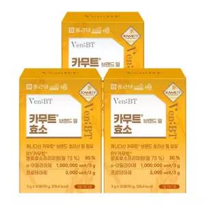 종근당 벤비티 카무트 브랜드밀 효소 3g 30포, 3개