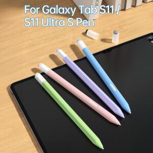 갤럭시 탭 S11 울트라 S펜 러스 펜슬 케이스용 실리콘 보호 커버