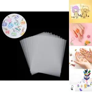 (반투명 10매) 키링 만들기 DIY재료 슈링클 마술종이/마술/종이/DIY/세트/키트/꾸미기/공예/미술/초등/교구