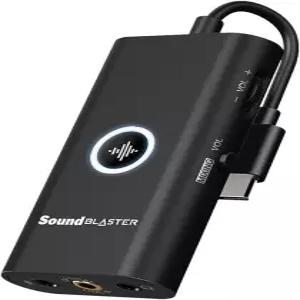 크리에이티브 사운드 블래스터 G3 USB-C 외장 게임용 DAC 및 앰프 PS4 닌텐도 스위치 Ft 게임보이스 믹스