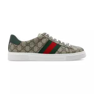 구찌 에이스 웹 베이지 남성 스니커즈 760775 FACMZ 9746
