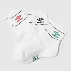 [엄브로]양말 VQA UR223CSC51-SCW 오피셜 쿠셔닝 3PACK 미드 삭스 / SWEETCORN