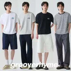 그루브라임 26SS 최신상 남성 쿨에어큐브 반팔 티셔츠 4종