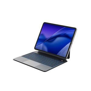 BETTDOW 새로운 경량 매직 키보드 케이스 IPAD AIR 13인치 M3 2025 / M2 2024 PRO 12.9인치 6단 5단 4단 3세대 2018-2022 트랙패드가 장착된 알루미늄 합금 키보드 7가지 색상 백라이트