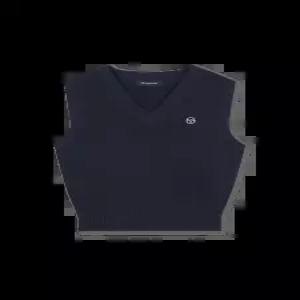 26S 여성 W 60th 티핑 스웨터 베스트 (네이비) [TWKV66463-NYS]