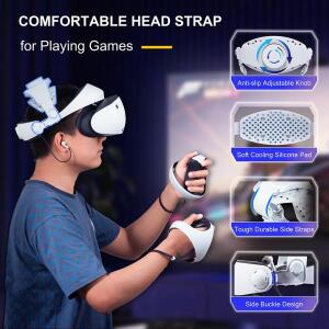헤드 스트랩 감압 PS VR2 액세서리용 향상된 지지력 중량 브래킷