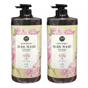엘지 모노티크 바디워시 1500ml x 2개 피오니 블라썸향 코스트코 대용량