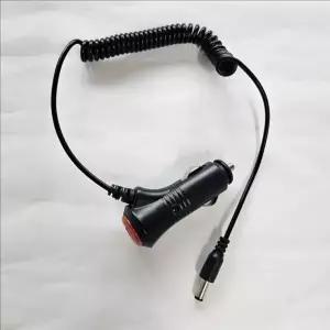 [하프클럽/]시거잭 전원 케이블 DC 5.5 x 2.1mm 젠더 - 차량용 12