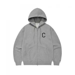 매장정품 커버낫 COVERNAT C 로고 후드집업 Melange Gray CO2503HZ03MG 272830