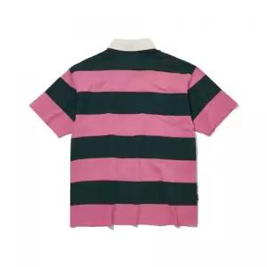 PENFIELD 클래식 스트라이프 럭비 반팔 티셔츠 그린_FS2KT20U