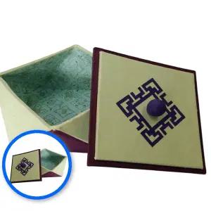 MF09 한지공예 삼각함 만들기키트 전통 수납상자 14cm DIY 체험 공예함만들기 전통공예품