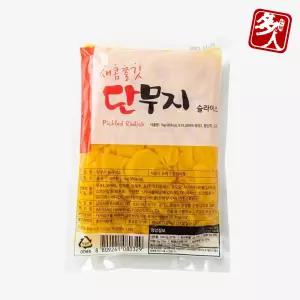 (다인) 삼도 슬라이스 단무지(중국산)1kg (고형량 930g)