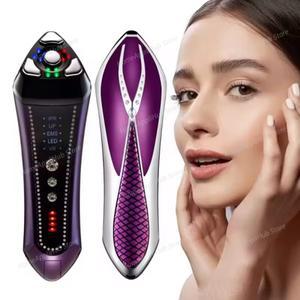 안티에이징 주름 감소 기기 얼굴 리프팅 라디오 주파수 기계 탄력 LED EMS 마사지 피부 도구