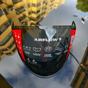몽테조이 HOT FOR LS2 OF616 헬멧 렌즈 AIRFLOW II 테일 실버 바이저 컬러 하프