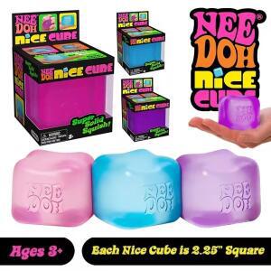 몽테조이 HOT Schylling Needoh Nice Cube 감각 장난감 안티 스트레스 블록 해소 퍼즐 압력
