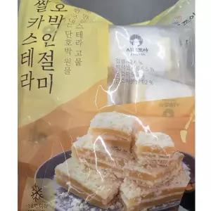 시루조아 쌀카스테라 호박인절미 800g 인절미떡 전통간식 냉동떡
