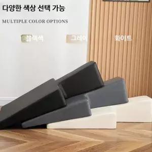 삼각 웨지베개 경사 코어 패드 등받이 경추 받침대 매트