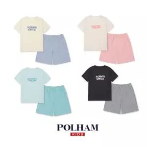 [롯데백화점]폴햄키즈 공용 냉감 5부 라운지 웨어 세트 PKG2UI3810