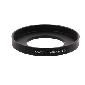 80mm 매트 박스 또는 77mm 렌즈 필터 등용 어댑터 스텝 업 링, 48, 49, 52, 55, 58, 62, 67, 72, 77, 82mm-