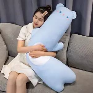 [콩심팥심]벨라솜 냉감 인형쿠션 애착인형 캐릭터 사계절 바디필로우 롱 쿠션