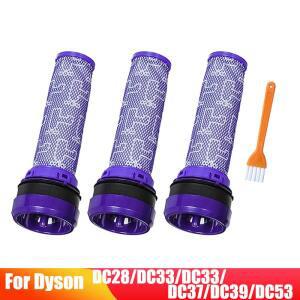 호환다이슨 DC28c DC33 DC37c 진공 청소기 교체 예비 부품 HEPA 도구 액세서리 용 세척 가능 프리 필터 공