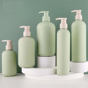 아보 녹색 플라스틱 펌프 로션 샴푸 용기 200ml 300ml 500ml 리필