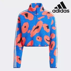 [아디다스] 여성용 티셔츠 /g25- IY1664 / W ANML 3S 14ZIP 우먼스 3S 애니멀 쿼터집 재킷