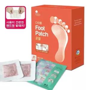 다리마사지 국산 건강 발패치 에센스네이쳐 온열 밴드형 20매입