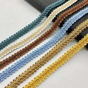 호환 11 5-12 미터 술 프린지 트림 1 3cm 너비 레이스 트림 가장자리 리본 바느질 커튼 소파 베개 실내 장식 DIY 액세서리