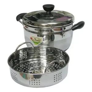 스텐냄비세트 인덕션 국통 들통 냄비 찜기 20cm