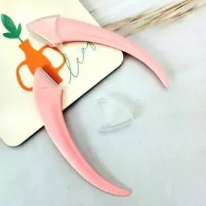 눈썹정리 눈썹 정리 반달칼 핑크 1P