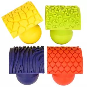 레디 2 페인트 앤 도우 애니멀 로커 - 4가지 텍스처 세트 플레이도우 액세서리 쉬운 그립 아트 용품 용