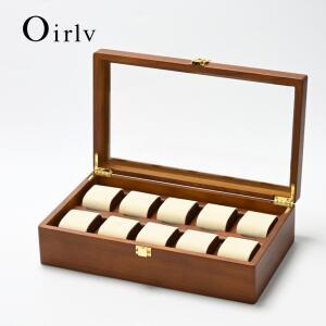접이형폴딩박스 OIRLV 10 슬롯 케이스 대형 디스플레이 상자 시계 보관