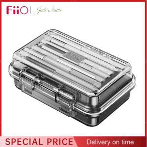 FiiO NEST 클리어 데이터 보호 방진 이어폰 보관 휴대용 헤드폰 케이블 방수 미니 상자 박스