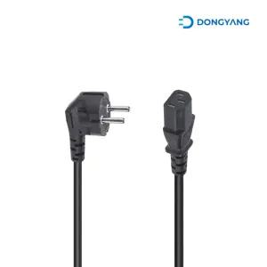 동양전자 국산 ㅡ자형 컴퓨터코드 파워케이블 1.0㎟ x 3C / 250V 10A 3m