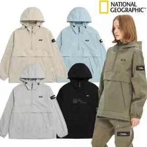 [내셔널지오그래픽](본점)남여공용 디머 우븐 TRAINING SET HOODY ANORAK N231UFT040