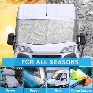 1PC MOTORHOME 유리 스크린 블랙 커버 DUCATO 용품 자동차 BOXER CITROEN 블라인드 PEUGEOT 아웃 FIAT RELAY