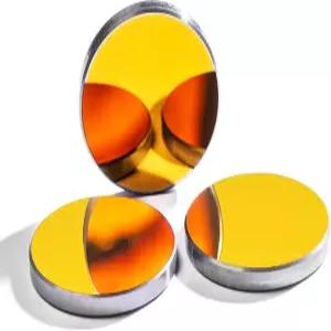MCWlaser 19mm Si 미러 금도금 실리콘 렌즈 3PCS CO2 기계용