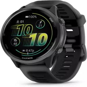 GARMIN 포러너 570 GPS 러닝 워치 최대 10일간 긴 배터리 초경량 생생한 AMOLED 대형 화면 디스플레이