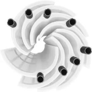 Cryspool 1248 DE 풀 필터는 PUREX SMBW 2048/4048 FG-1248 07-4924 FC-9240 대형 그리드 8개 48제곱피트