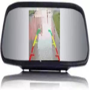 4.3인치 자동차 비디오 모니터 오토 리어 뷰 미러 LCD 화면 12V-24V 유니버설 마운트 클립온 현재 백업