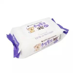 고퀄리티   애견 물티슈손발똥꼬크린 80매캡