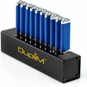 DupliM 1~10 미니 USB 플래시 미디어 엄지 드라이브 복제기 클론 버너 컴퓨터 연결 MAC 및 PC용 컴팩트