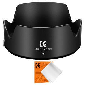 K&F 캐논 EW73D 바요넷 후드 (진공 청소용 천 포함) RF 24-105mm F4-7.1 IS STM EF-S f/3.5-5.6 렌즈용