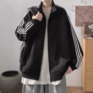 슬램덩크 남친 가을 봄 스트라이프 점퍼 맨투맨 항공 카디건 자켓 커플 야구 HO3