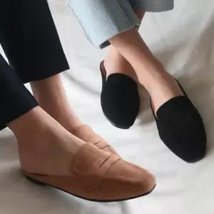 여자 간절기 데일리 모던 백리스 블로퍼 뮬