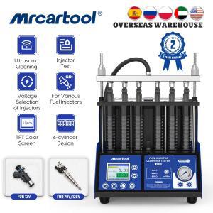 MRCARTOOL V310 자동차 GDI  인젝터 테스터 6기통 피에조 노즐 세척기 클리너 진단 도구