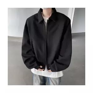 키체샵 남성 자켓 칼라 항공 점퍼 쇼트 블레이저 상의 봄 HO1