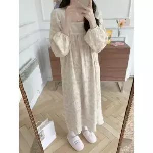 스파이더맨 여친 원피스 잠옷 꽃 이중사 칼라 OPH1
